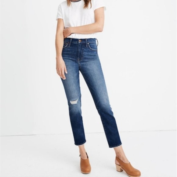 Madewell The Perfect Vintage Jean in Bellbrook Wash: Comfort Stretch Edition - Picture 1 of 9